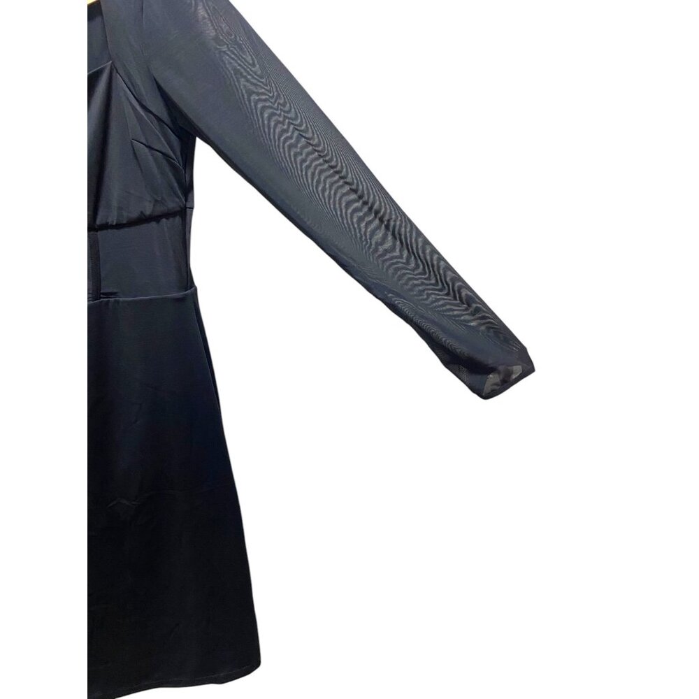 Popilush Sheer Waist Dress Black Size XXL NWT - Picture 12 of 16